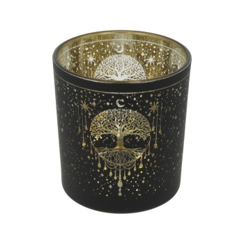Preview: Kerzenständer gefrosted/metallic Mystical Tree of Life